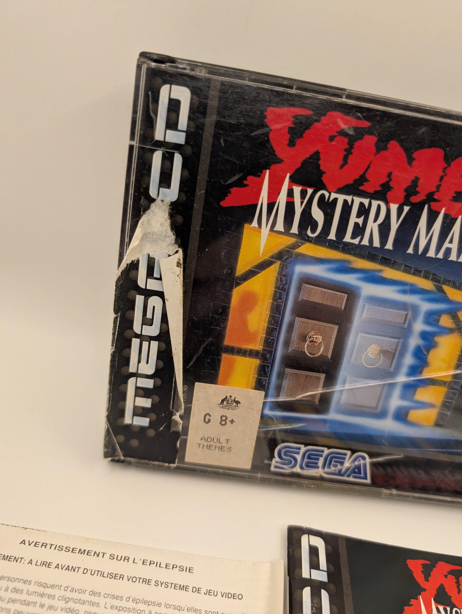 Yumemi Mystery Mansion (Sega Mega-CD, 1994 PAL) photos suggest condition FRENLY BRICKS - Open 7 Days