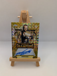 2026 Topps Chrome WWE UNDERTAKER Marks Of Champions Auto Autograph /50