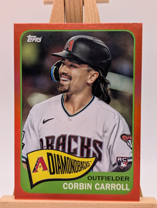 2023 Topps Archives - Red Hot #180 CORBIN CARROLL /50 RC FRENLY BRICKS - Open 7 Days