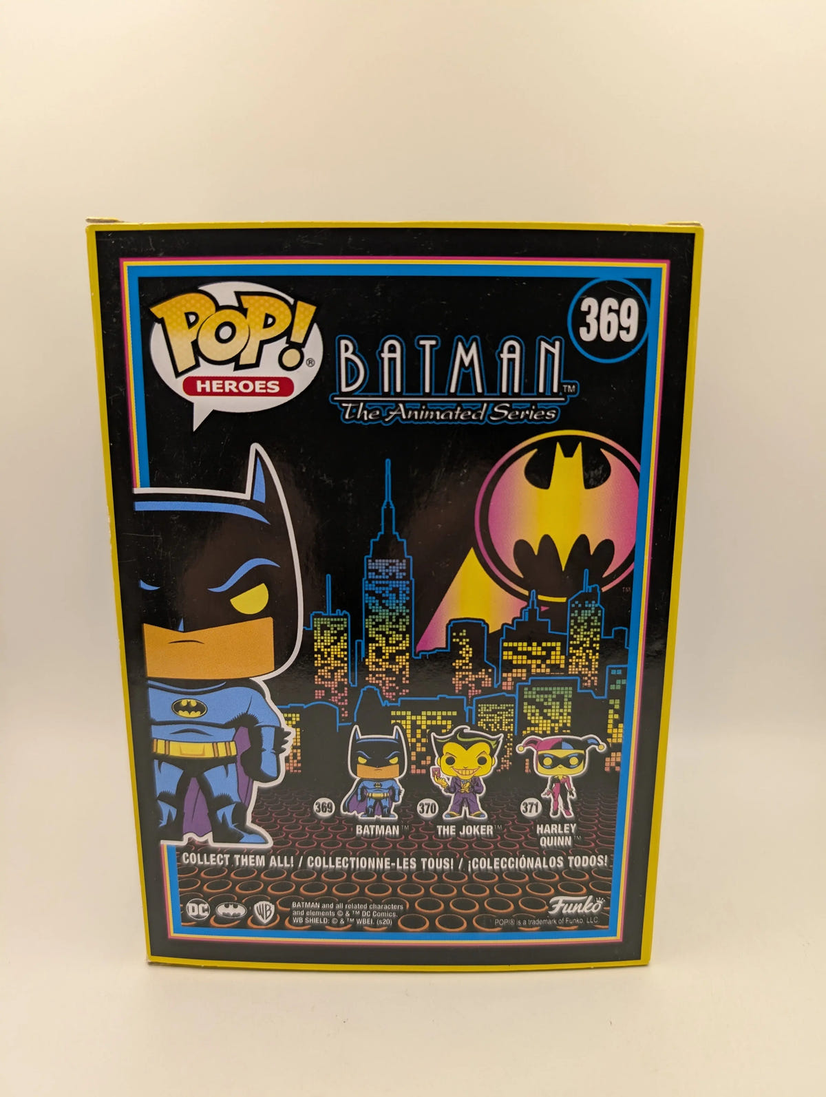 Batman #369 Blacklight Funko Pop Vinyl (Batman: The Animated Series) FRENLY BRICKS - Open 7 Days image 3