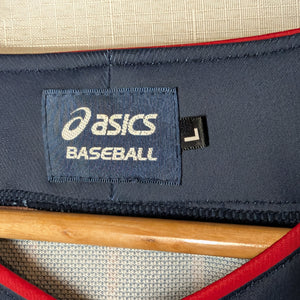 Nippon Baseball Asics Samurai Japan Away 2017-2021 Dark Navy Blue Large Jersey