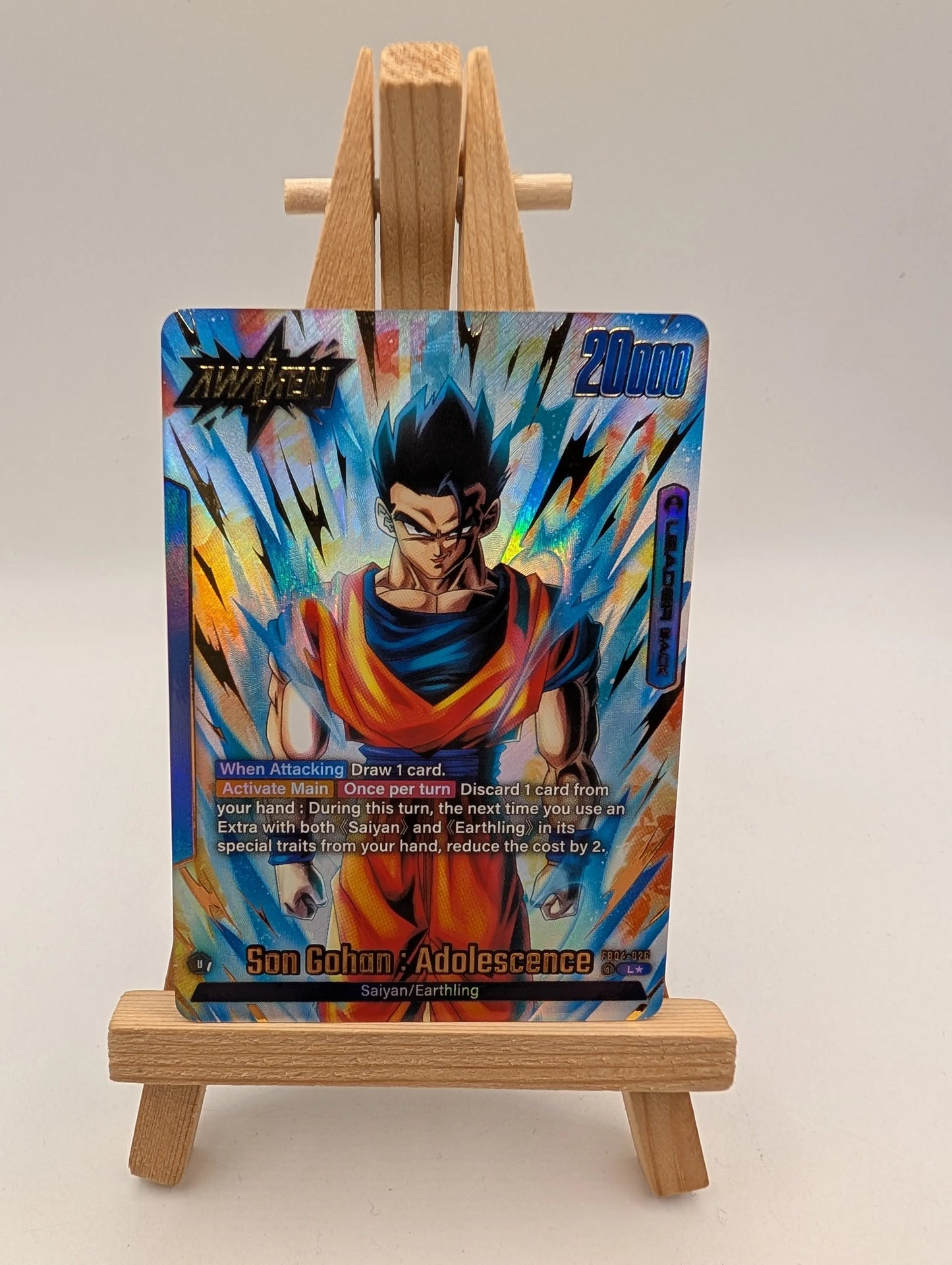 Son Gohan : Adolescence FB04-026 Alternate Art Leader 	Dragon Ball Super Fusion FRENLY BRICKS - Open 7 Days