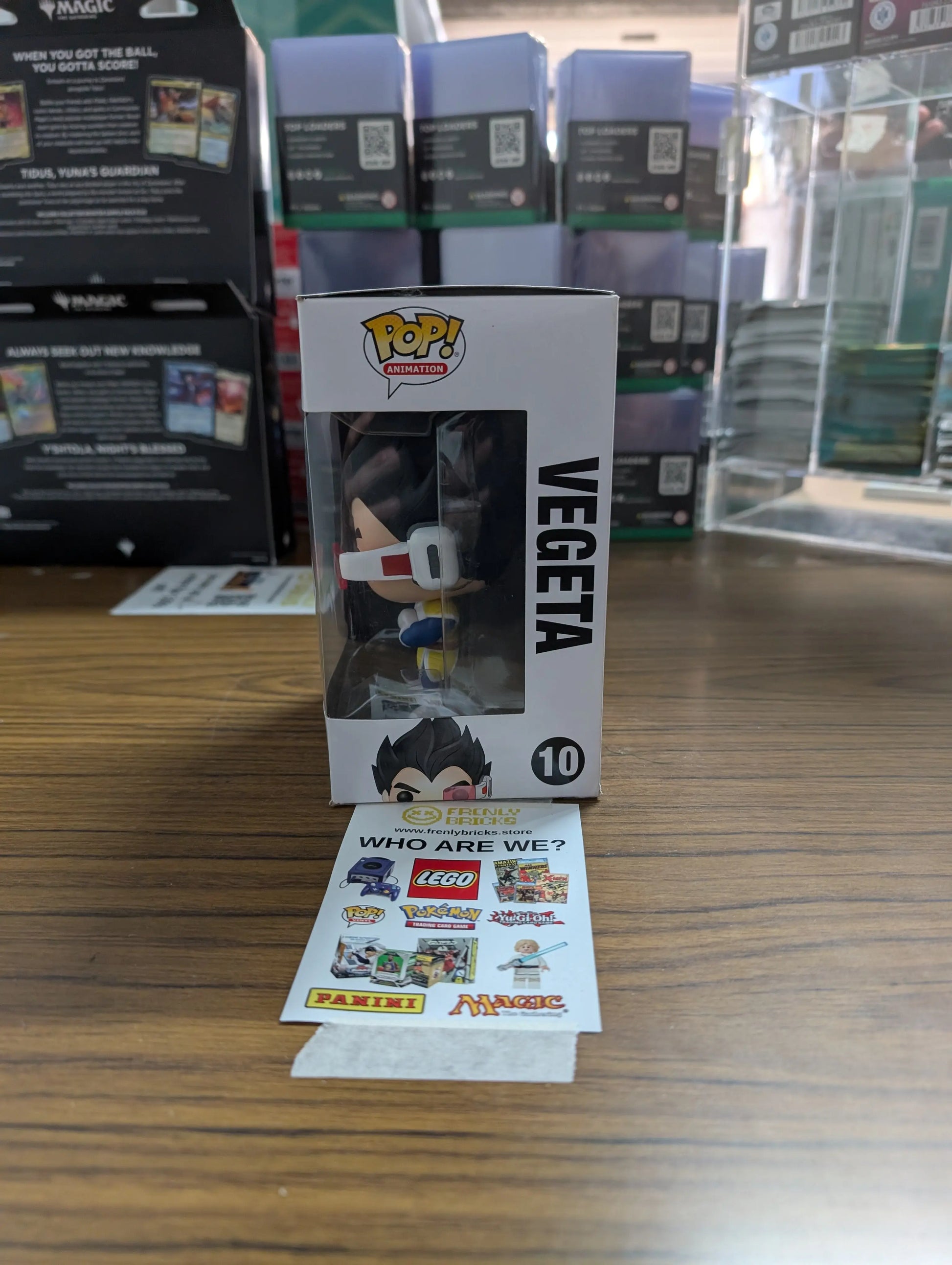 FUNKO Pop Vinyl Vegeta #10 FRENLY BRICKS - Open 7 Days