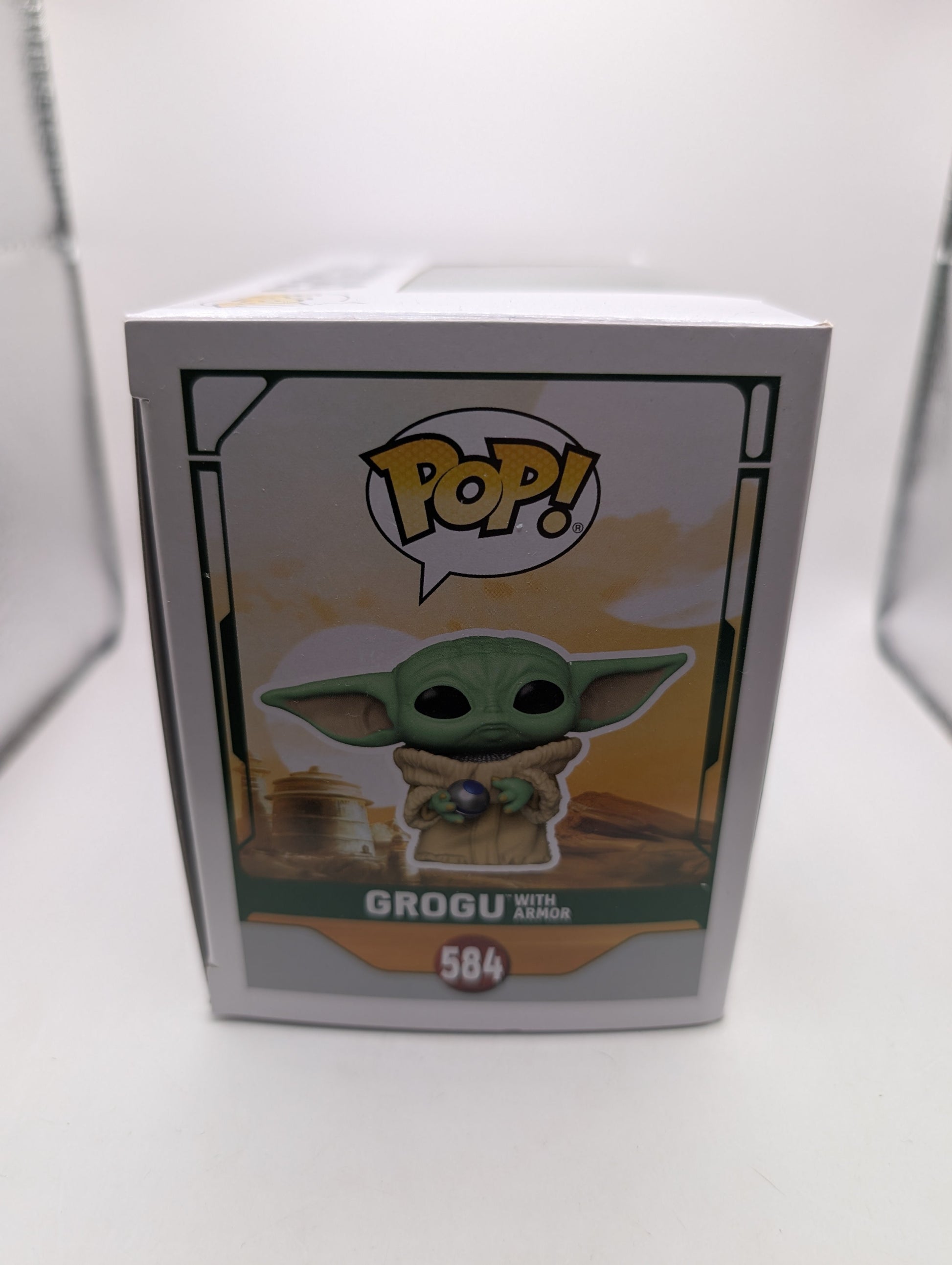 Funko Pop! Grogu With Armor #584 Star Wars FRENLY BRICKS - Open 7 Days