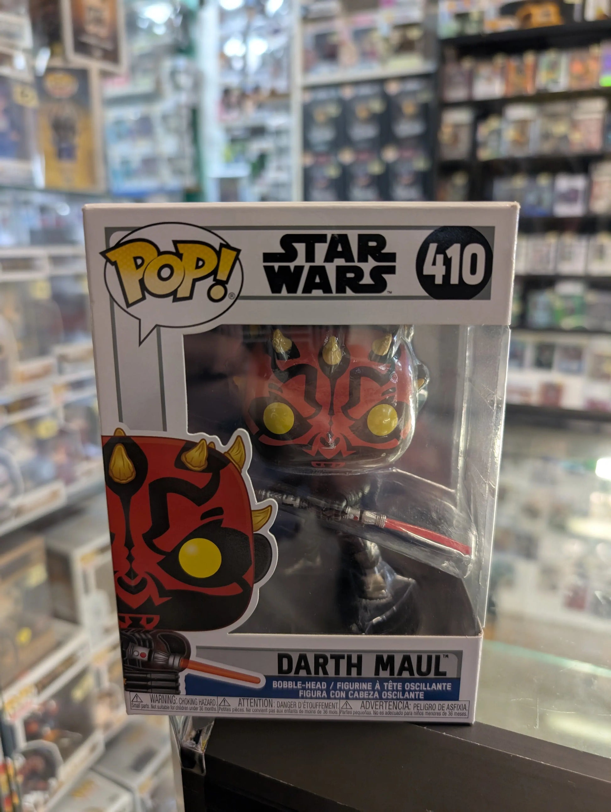 Funko Pop! 410 Star Wars: Clone Wars Darth Maul Vinyl Figure Bobble-head FRENLY BRICKS - Open 7 Days