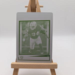 2022 Panini Score Football Carl Nassib 1/1 Raiders NFL Gridiron Card FRENLY BRICKS - Open 7 Days