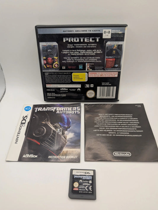 Transformers Autobots Nintendo DS Game Complete Tested And Working - AUS FRENLY BRICKS - Open 7 Days