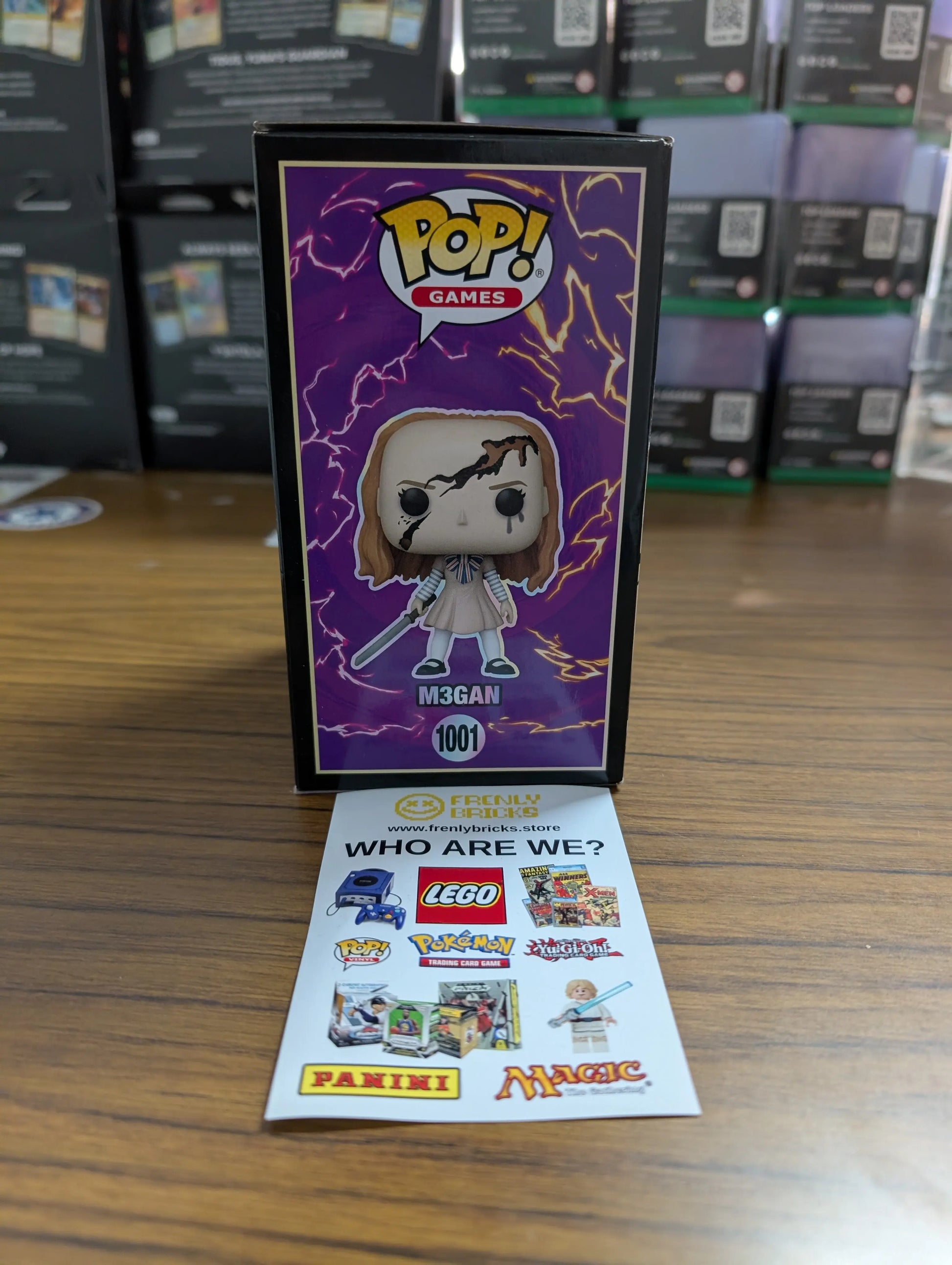 FUNKO Pop Vinyl M3gan #1001 FRENLY BRICKS - Open 7 Days