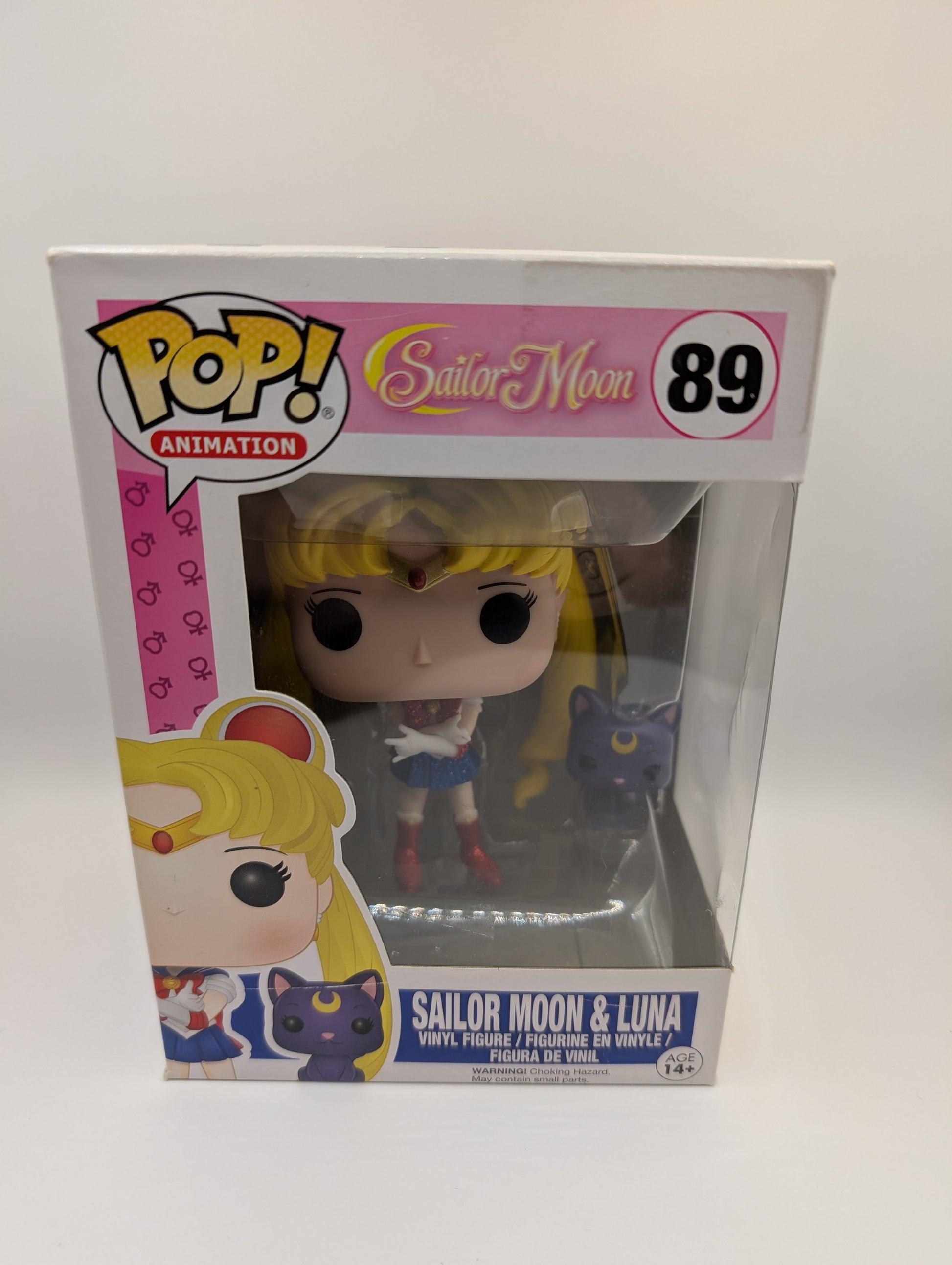 Sailor Moon & Luna (GLITTER) 89 ~ Funko Pop Vinyl ~ Animation FRENLY BRICKS - Open 7 Days