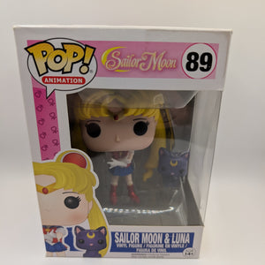 Sailor Moon & Luna (GLITTER) 89 ~ Funko Pop Vinyl ~ Animation FRENLY BRICKS - Open 7 Days