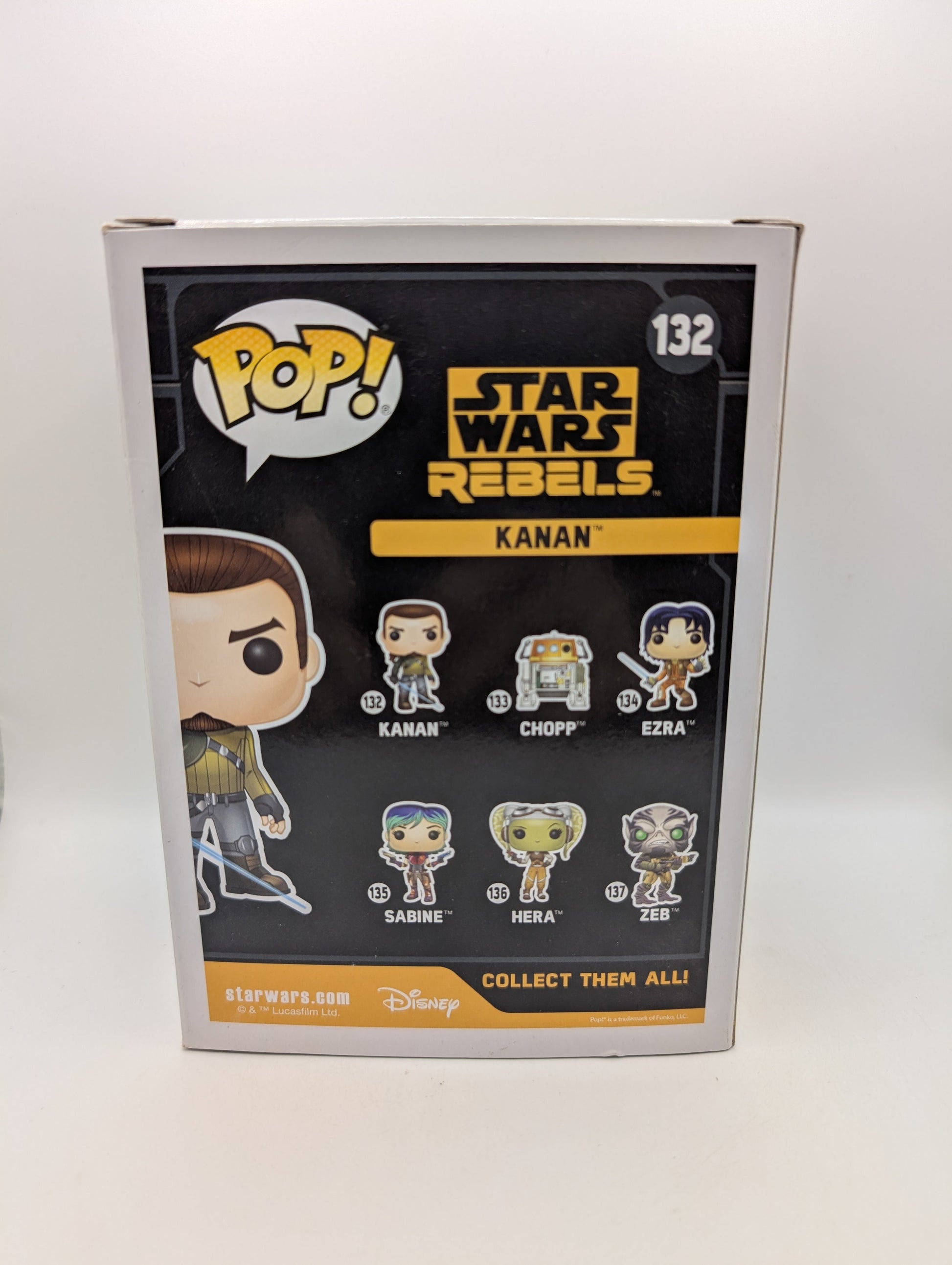 Funko Pop Star Wars Rebels 132 Kanan Vinyl Figure FRENLY BRICKS - Open 7 Days