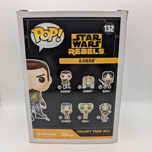 Funko Pop Star Wars Rebels 132 Kanan Vinyl Figure FRENLY BRICKS - Open 7 Days