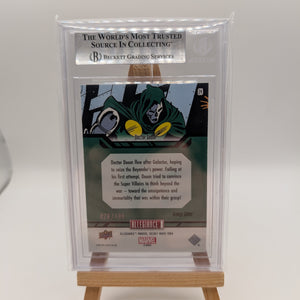 2024 Marvel Allegiance Secret Wars Orange Glitter Card #24 Doctor Doom #/199 BGS 8.5 FRENLY BRICKS - Open 7 Days