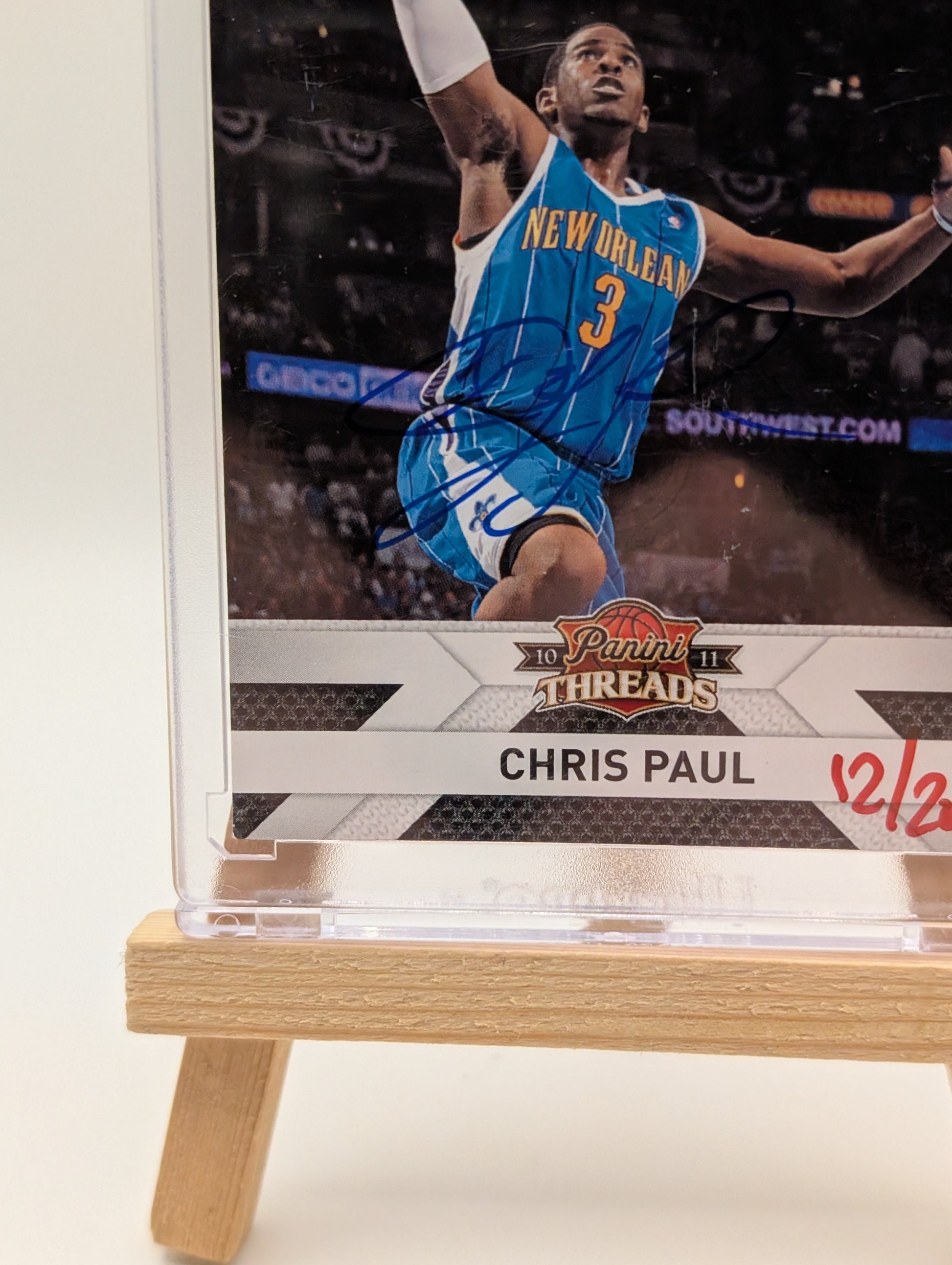 2010 Panini Threads Chris Paul Auto On Card 12/20 NBA FRENLY BRICKS - Open 7 Days