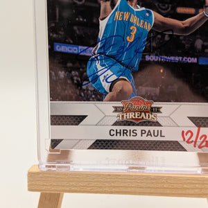 2010 Panini Threads Chris Paul Auto On Card 12/20 NBA FRENLY BRICKS - Open 7 Days