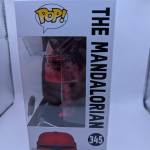 THE MANDALORIAN Star Wars Red Metallic Chrome Funko POP! #345 FRENLY BRICKS - Open 7 Days