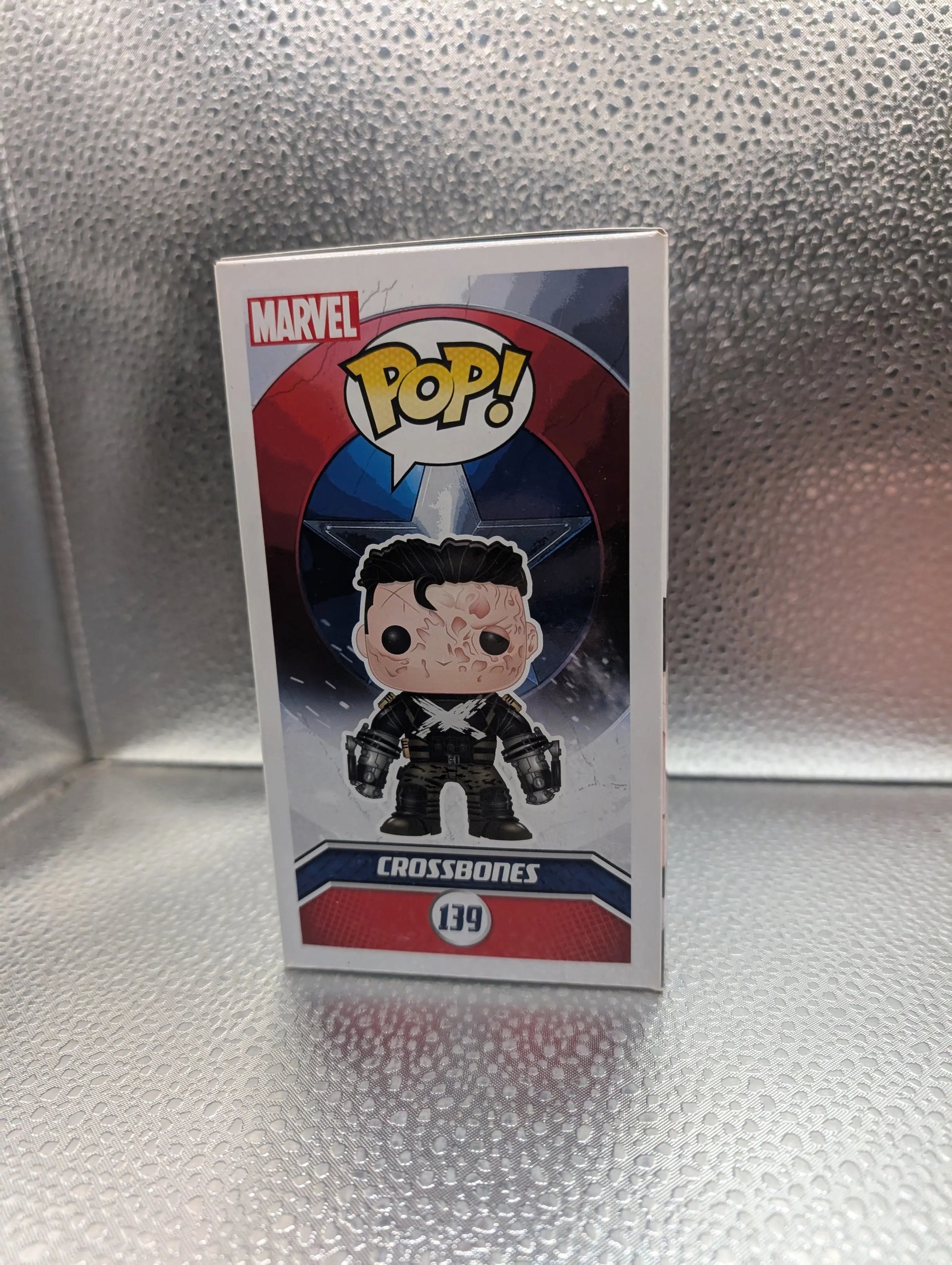 FUNKO Pop Vinyl Crossbones Marvel #139 FRENLY BRICKS - Open 7 Days