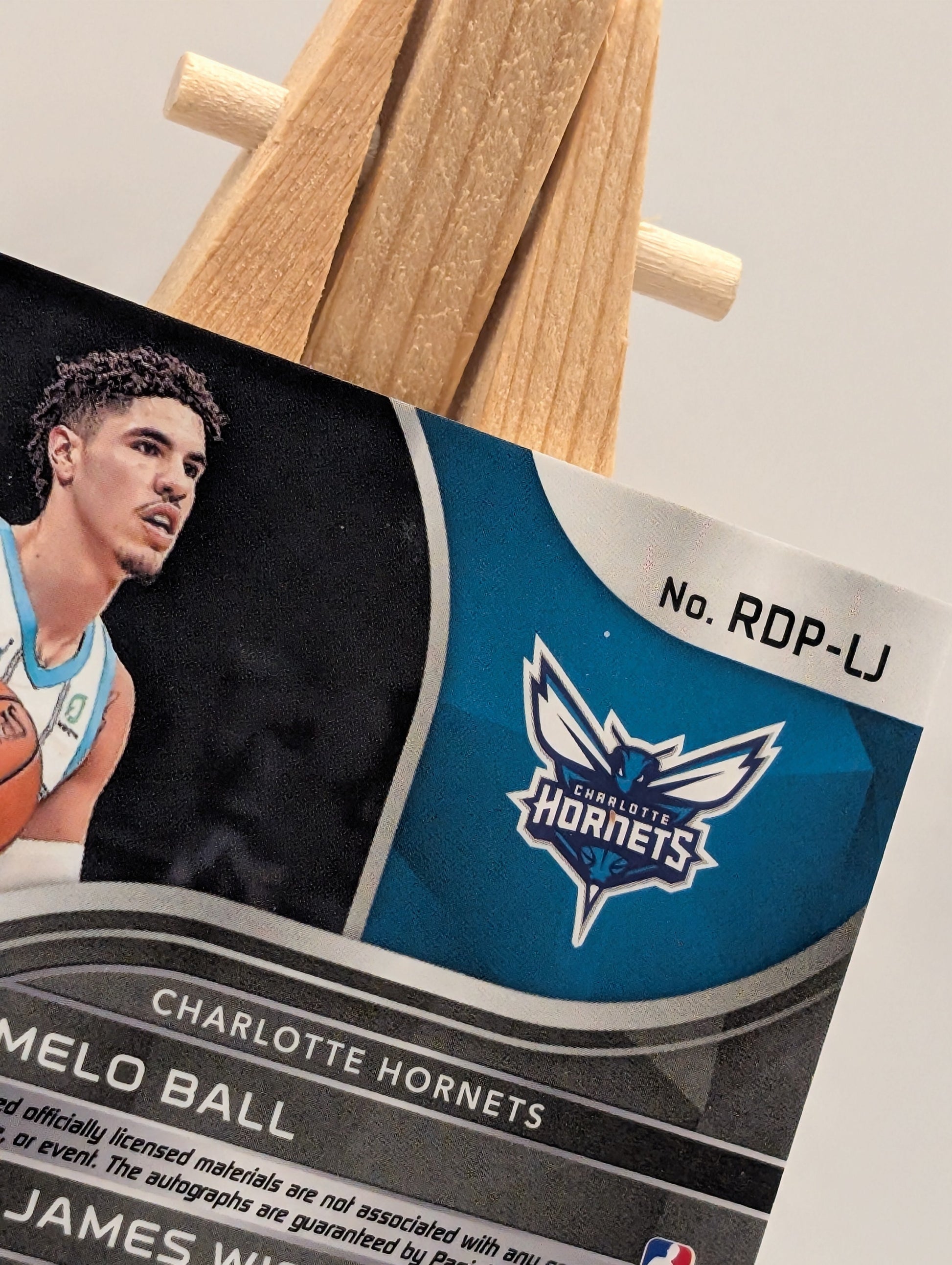 2020-21 Panini Spectra Rookie Dual Patch Auto LaMELO BALL JAMES WISEMAN /5 RC FRENLY BRICKS - Open 7 Days