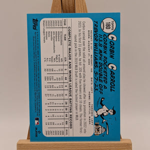 2023 Topps Archives - Red Hot #180 CORBIN CARROLL /50 RC FRENLY BRICKS - Open 7 Days