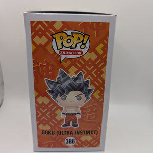 FUNKO Pop Vinyl Goku (Ultra Instinct) Dragon Ball Super #386 FRENLY BRICKS - Open 7 Days
