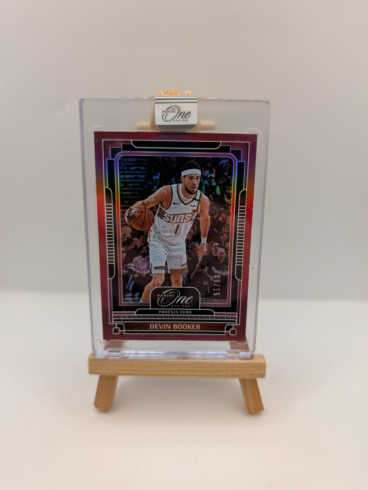 DEVIN BOOKER 2024-25 PANINI ONE AND ONE BASKETBALL RED SUNS /15 Q4003 FRENLY BRICKS - Open 7 Days image 1
