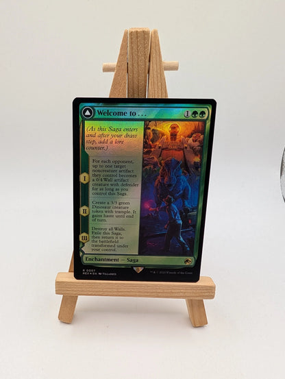MTG Magic the Gathering REX Borderless Foil #7 Welcome to Jurassic Park World FRENLY BRICKS - Open 7 Days