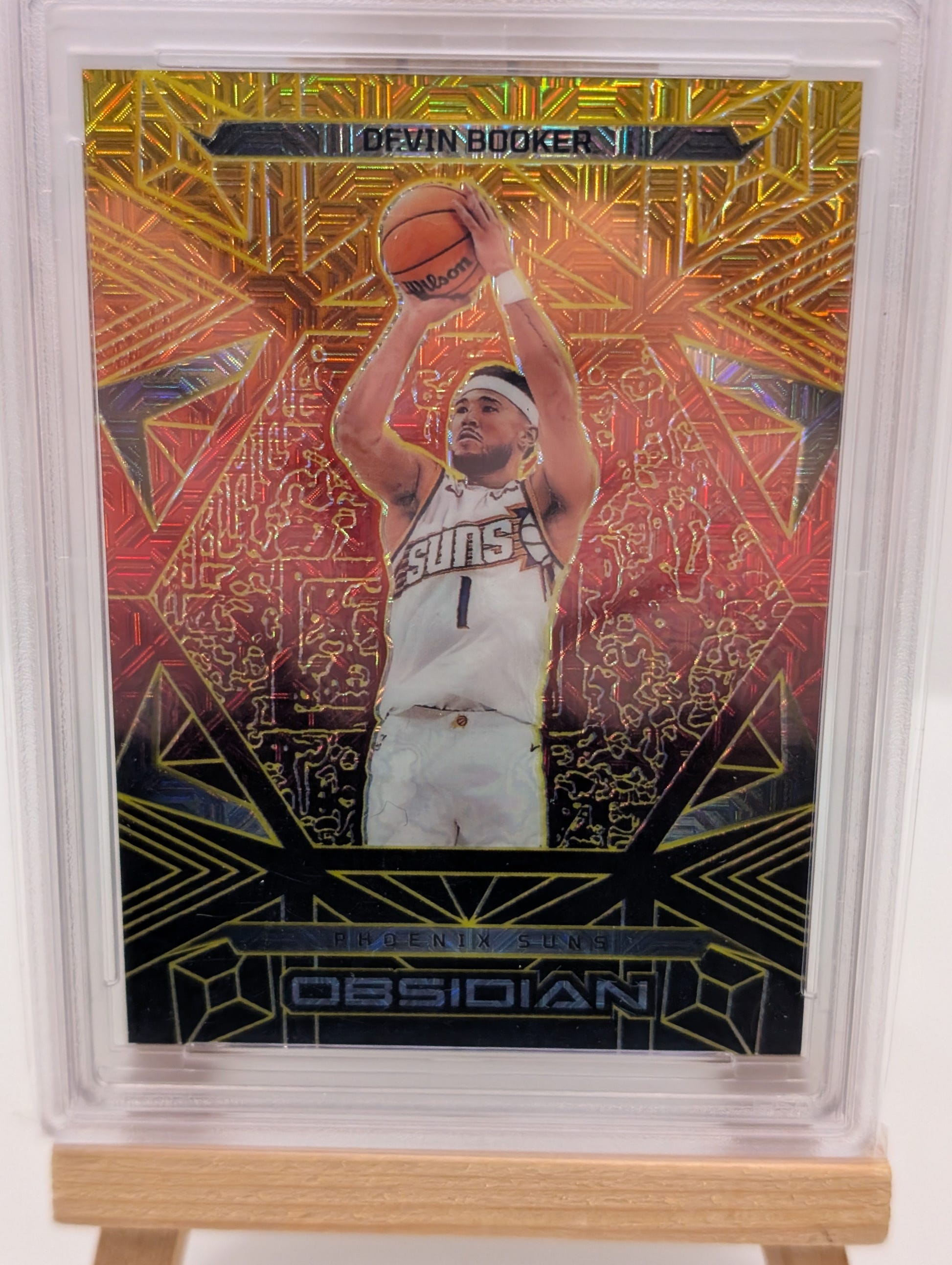 2024-25 Obsidian Devin Booker Electric Etch Molten /10 Phoenix Suns #20 PSA 10 FRENLY BRICKS - Open 7 Days image 3