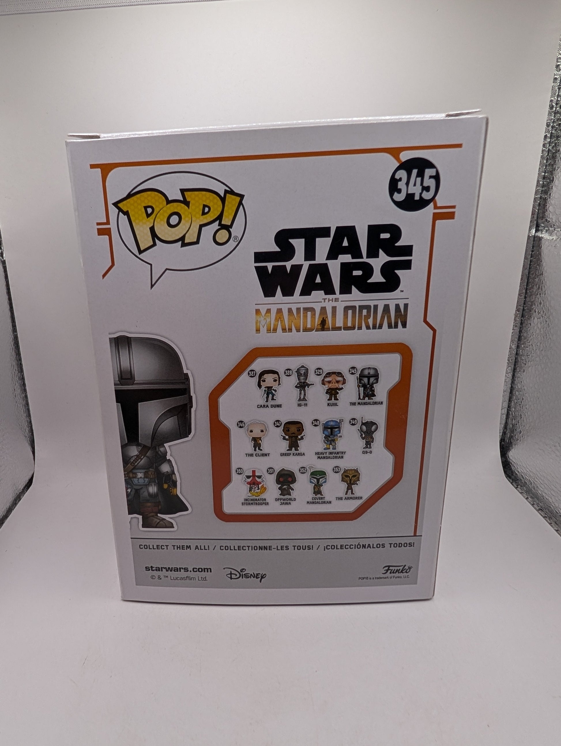 Pop Vinyl Funko Star Wars - Mandalorian 345 Special Edition Chrome FRENLY BRICKS - Open 7 Days