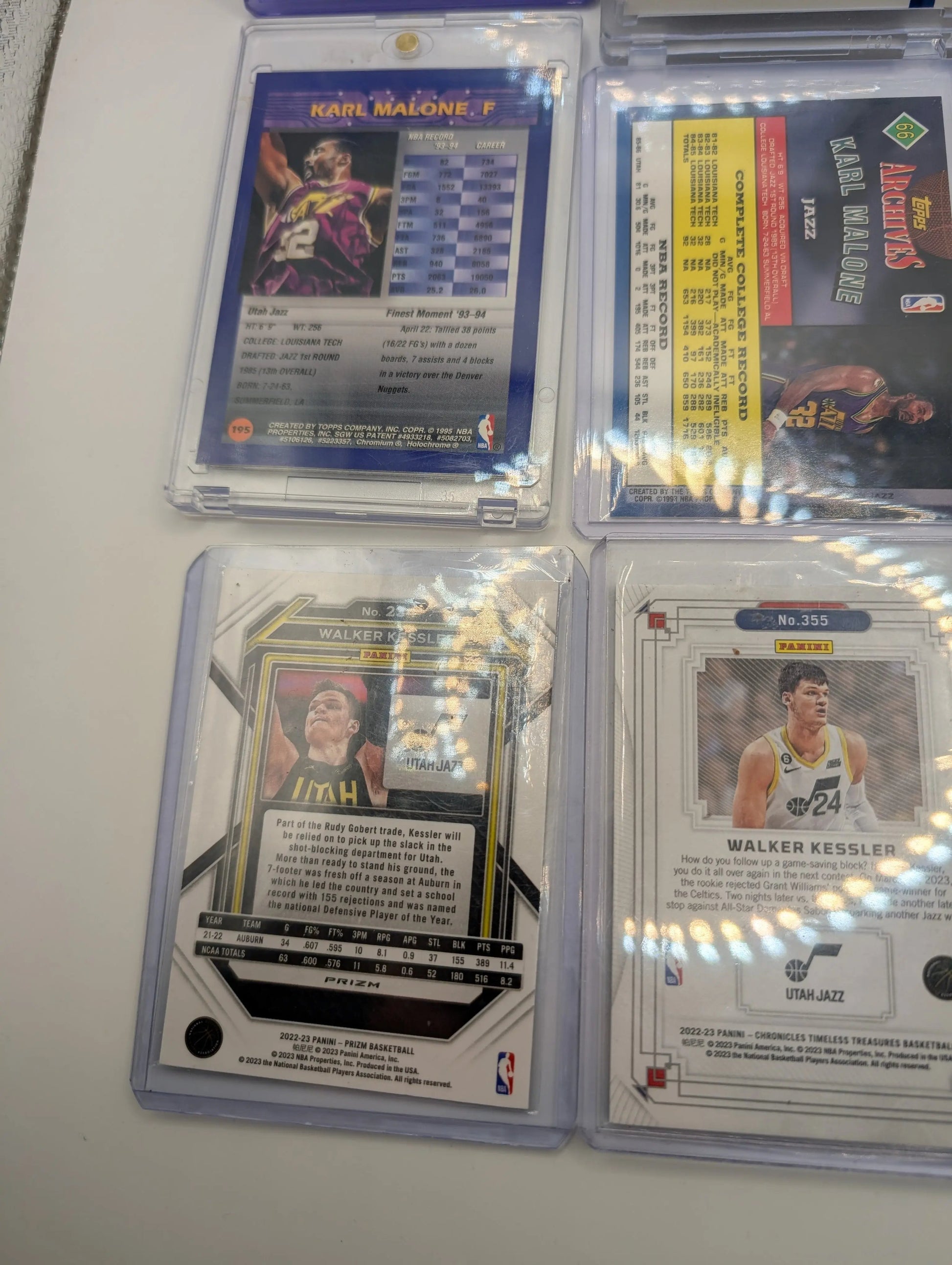 Utah Jazz NBA Basketball Card Lot, Rookies, Patch, Auto, Numbered, Karl Malone FRENLY BRICKS - Open 7 Days