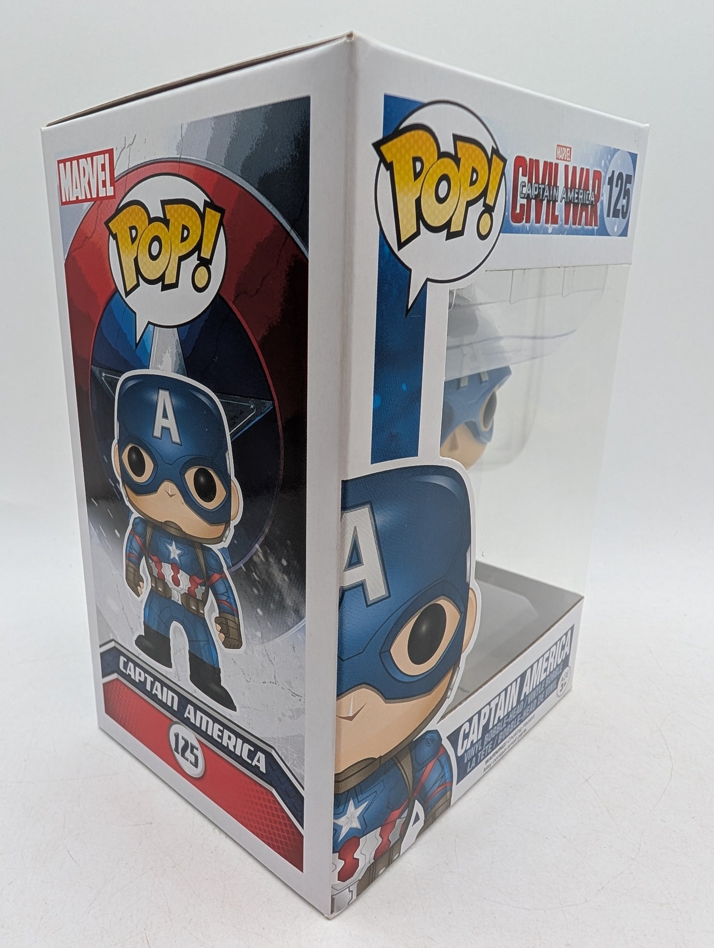 Funko POP! Marvel Captain America Civil War Captain America #125
