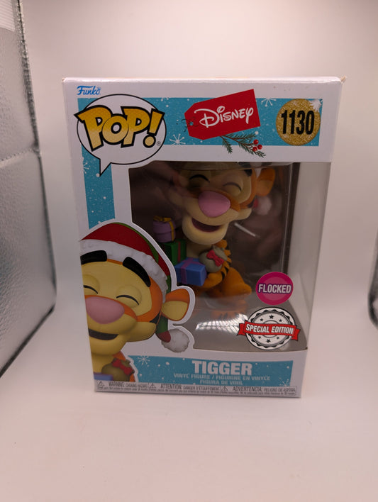 Disney - Tigger #1130 (Christmas) Flocked Special Edition Funko Pop! Vinyl FRENLY BRICKS - Open 7 Days
