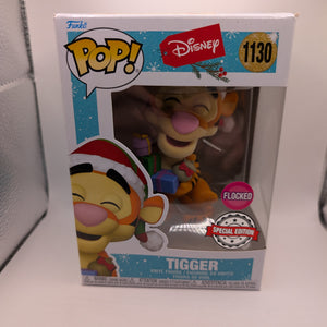 Disney - Tigger #1130 (Christmas) Flocked Special Edition Funko Pop! Vinyl FRENLY BRICKS - Open 7 Days