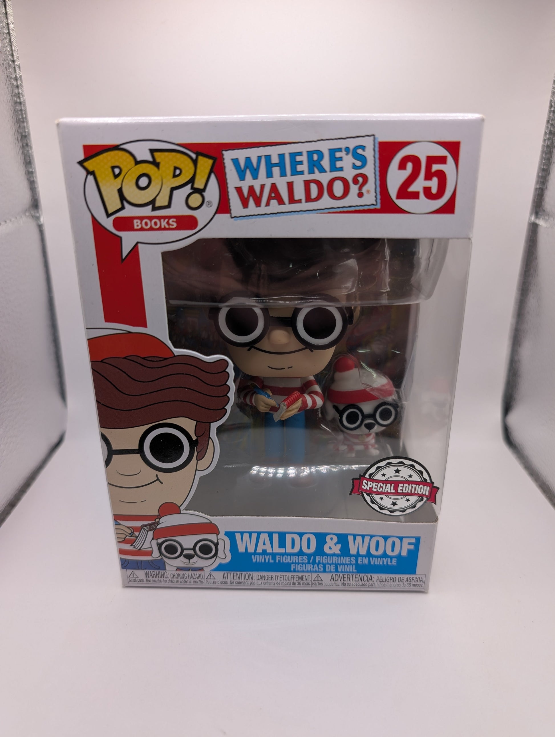 Funko Pop Books Where's Waldo - Waldo & Woof #25 FRENLY BRICKS - Open 7 Days