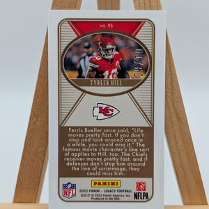 2022 Panini Legacy #45 Tyreek Hill Mini Card /10 FRENLY BRICKS - Open 7 Days