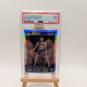 2016-17 Hoops Brandon Ingram RC Rookie #262 Lakers Silver /99 PSA 9 FRENLY BRICKS - Open 7 Days