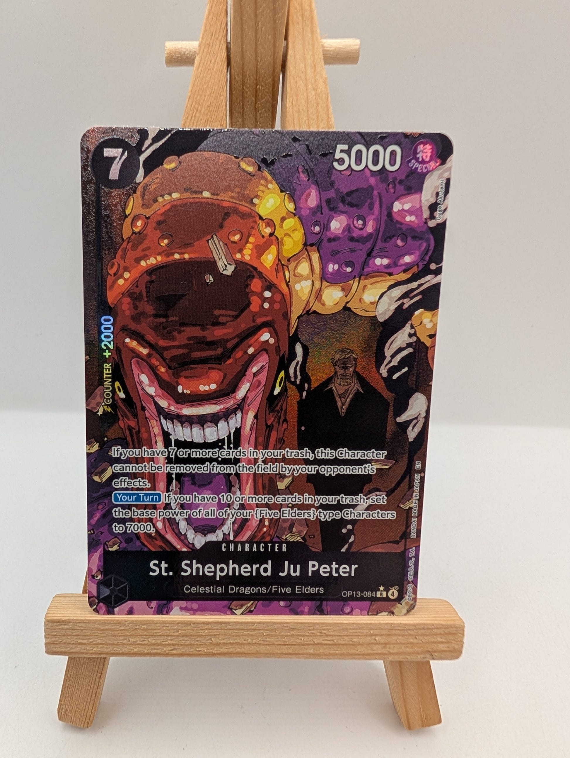 One Piece TCG St. Shepherd Ju Peter OP13-084 Alt Art English NM FRENLY BRICKS - Open 7 Days image 3
