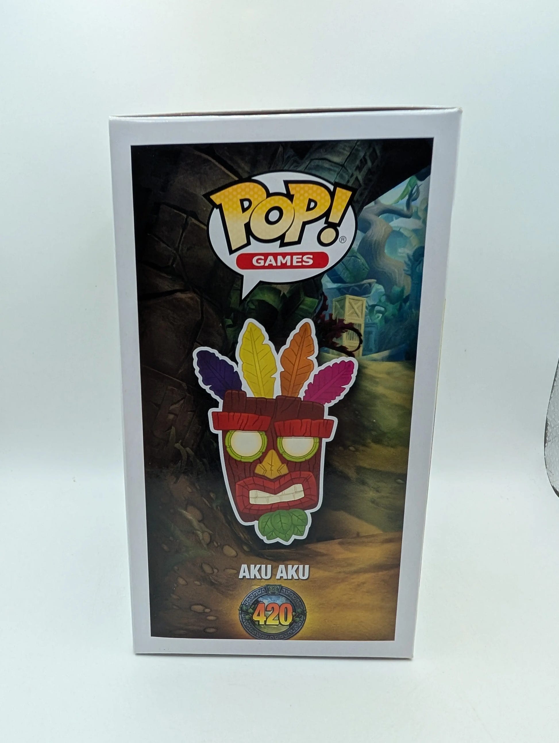 Funko Pop! Vinyl: Crash Bandicoot - Aku Aku #420 FRENLY BRICKS - Open 7 Days image 2