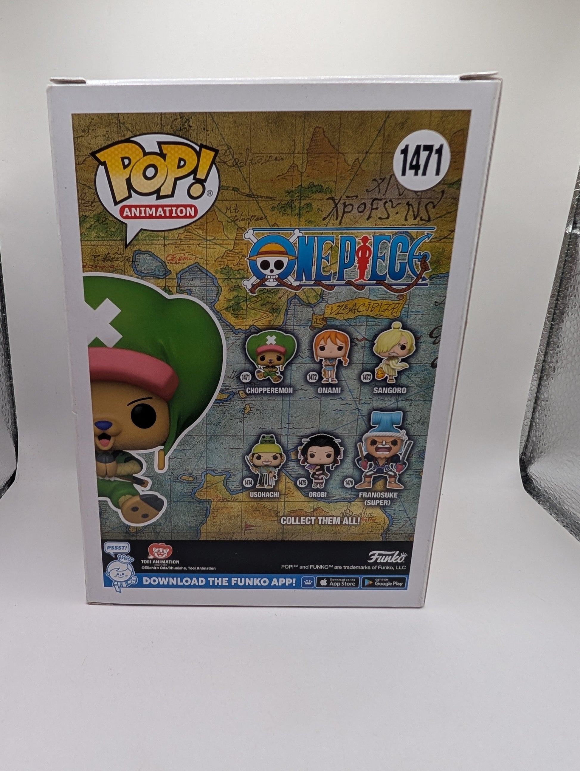 One Piece Choppermon Flocked Funko Pop #1471 FRENLY BRICKS - Open 7 Days