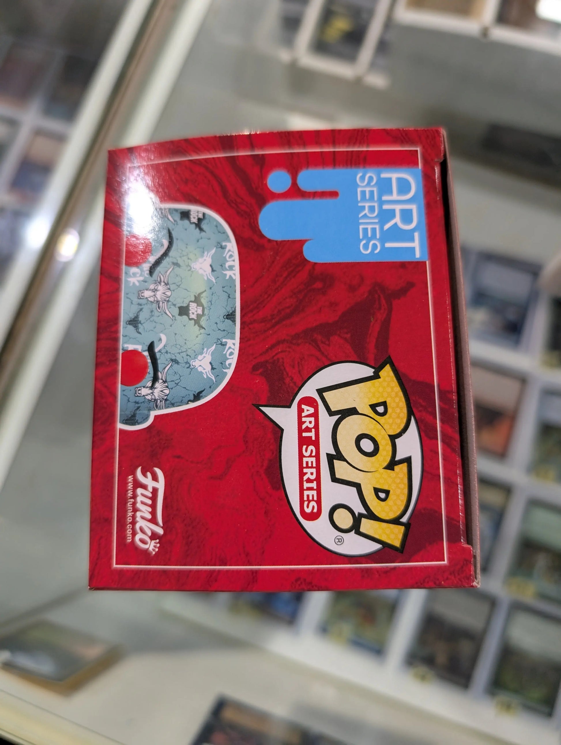 WWE - The Rock (Artist Series) Exclusive Pop! Vinyl with Protector FRENLY BRICKS - Open 7 Days