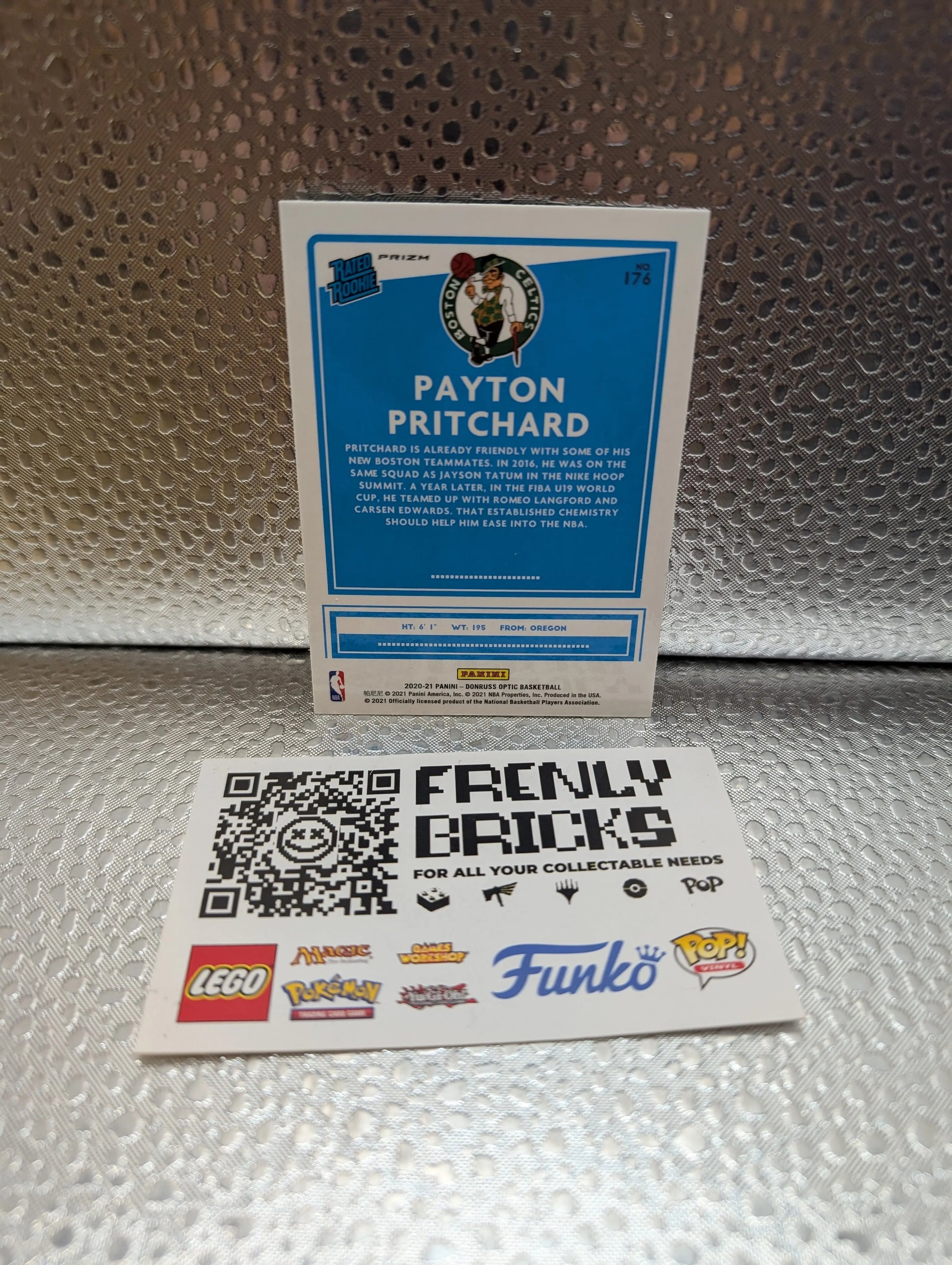 Payton Pritchard 2020-21 Donruss Optic Rated Rookie Silver Prizm #176 FRENLY BRICKS - Open 7 Days