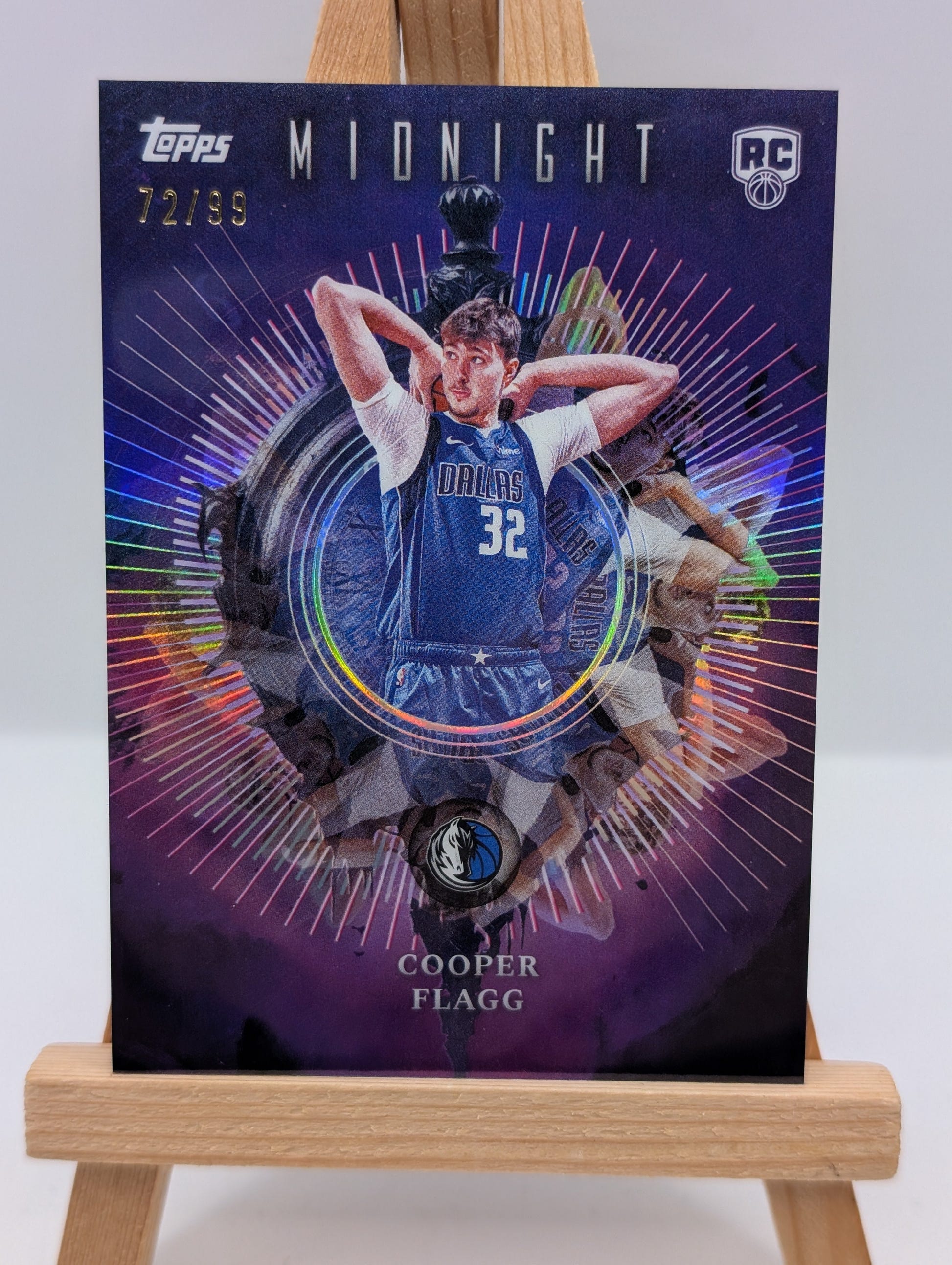 2025-26 Topps Midnight - INSOMNIA Cooper Flagg RC /99 #IN-16 FRENLY BRICKS - Open 7 Days image 2