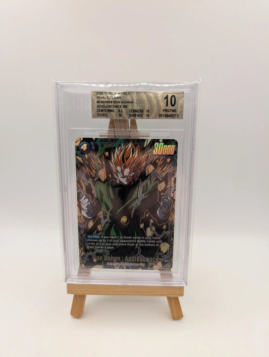 Dragon Ball Son Gohan Adolescence FB03-039 Special Alternate Art BGS 10 FRENLY BRICKS - Open 7 Days