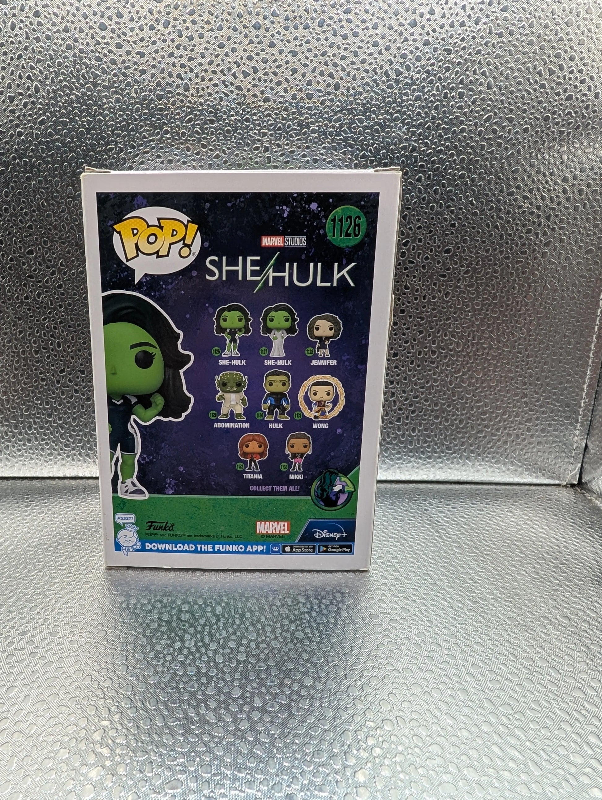 FUNKO Pop Vinyl She-Hulk #1126 FRENLY BRICKS - Open 7 Days