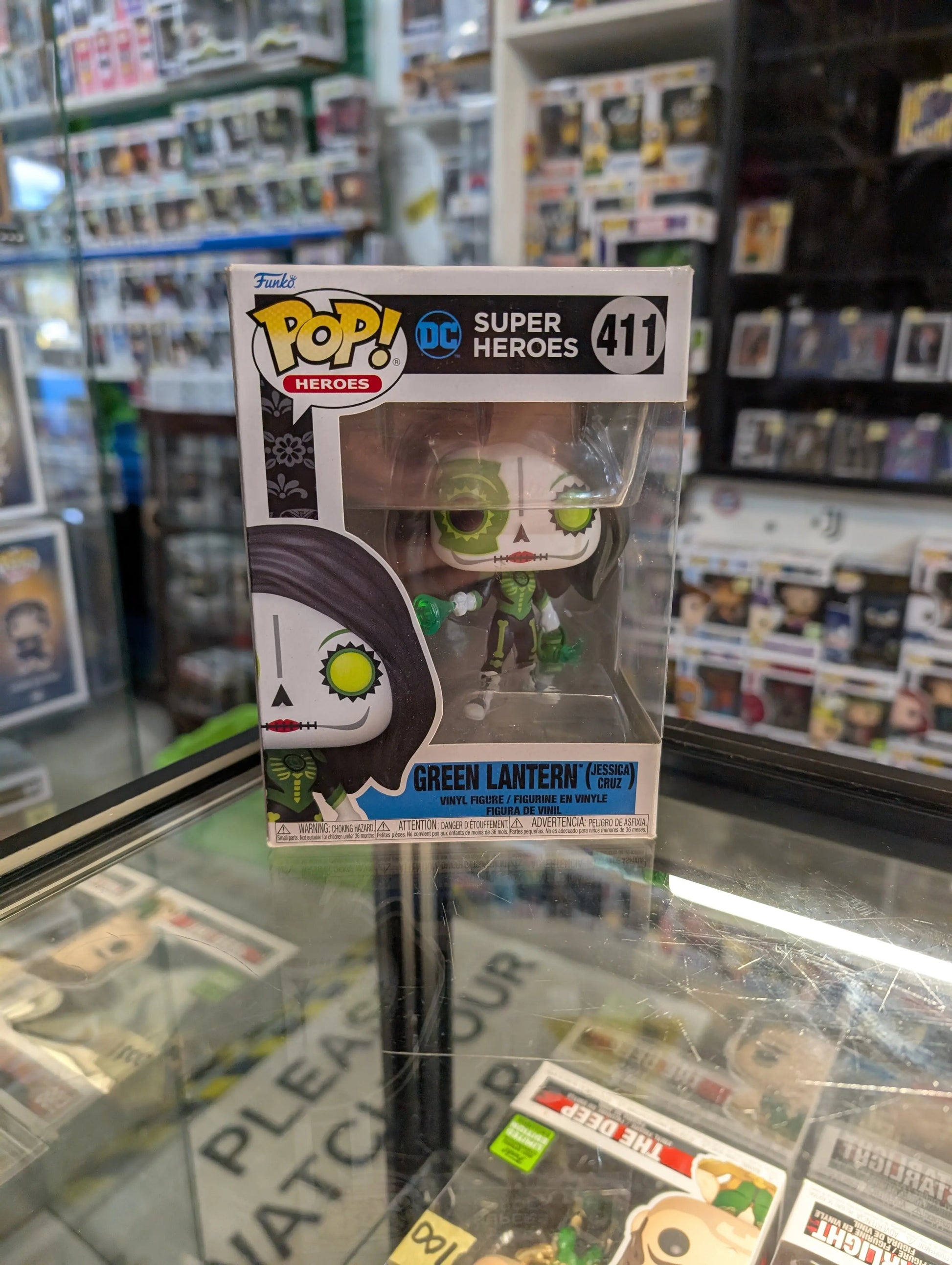 FUNKO Pop Vinyl Green Lantern #411 FRENLY BRICKS - Open 7 Days