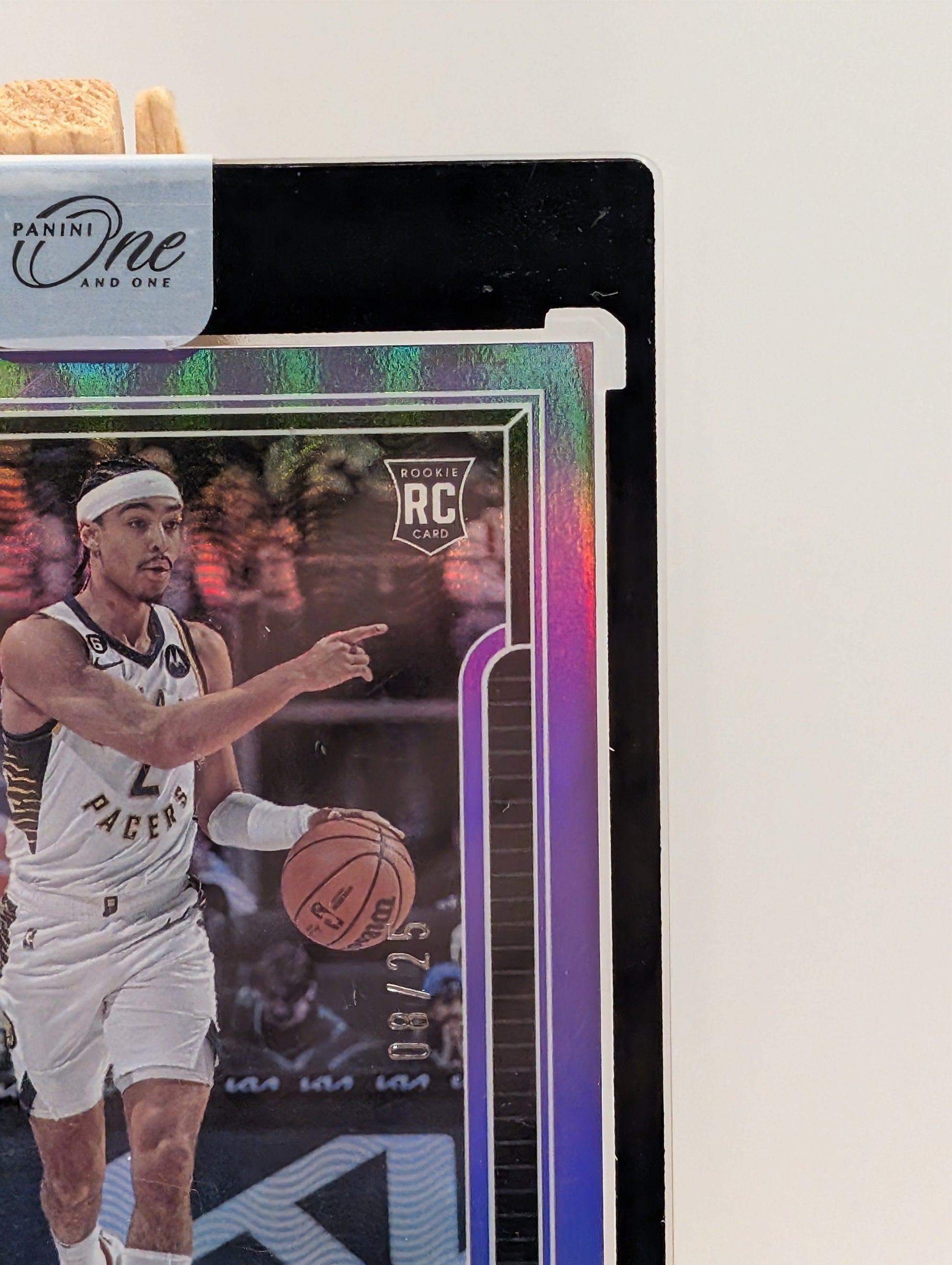 Andrew Nembhard 2022-23 Panini One And One /25 Purple RC Pacers #134 FRENLY BRICKS - Open 7 Days