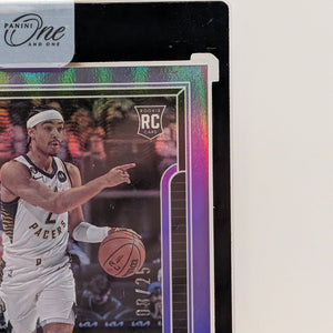 Andrew Nembhard 2022-23 Panini One And One /25 Purple RC Pacers #134 FRENLY BRICKS - Open 7 Days