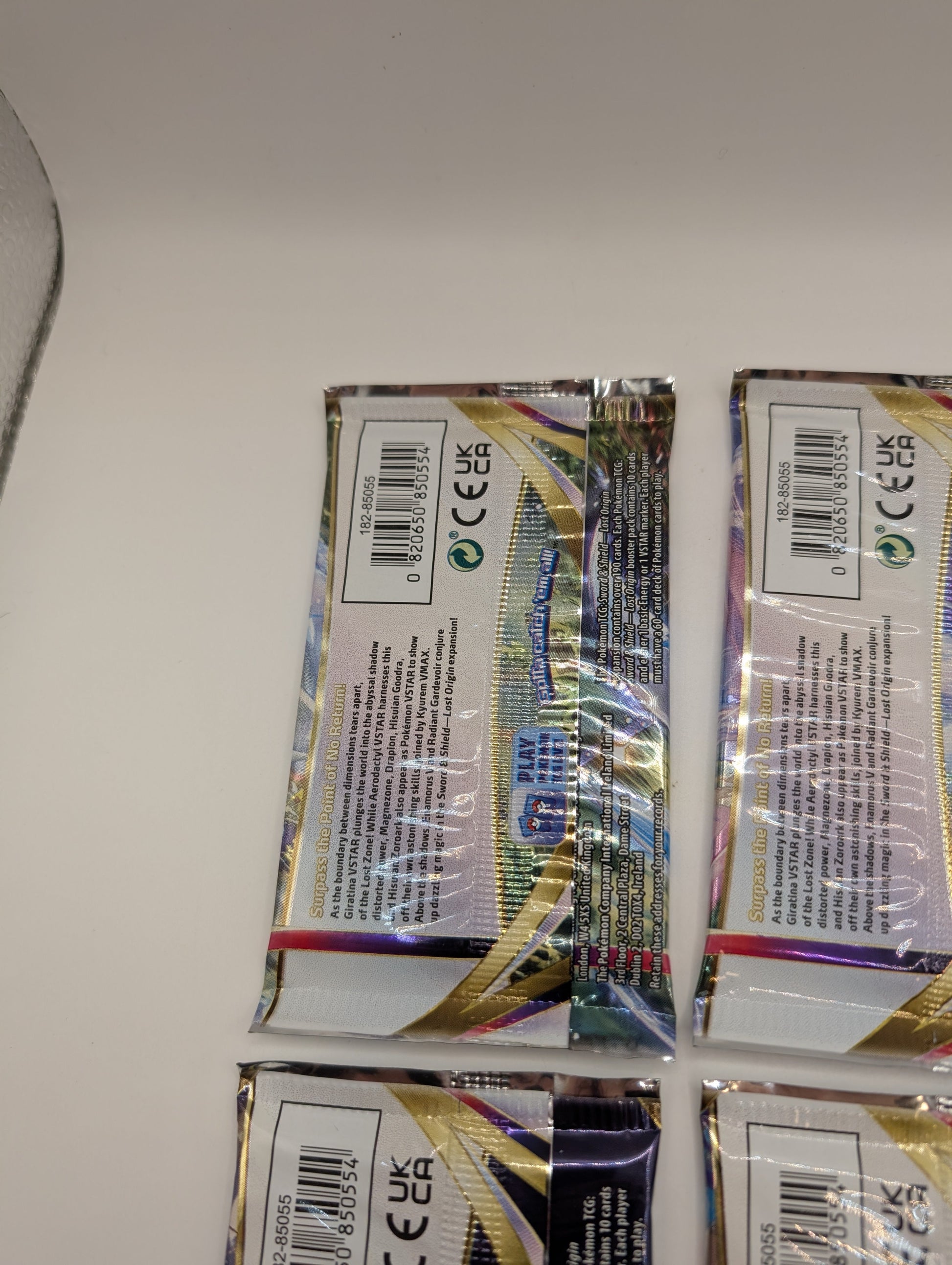 Pokemon TCG Lost Origin Booster Pack x4 (art Set) Sword And Shield FRENLY BRICKS - Open 7 Days