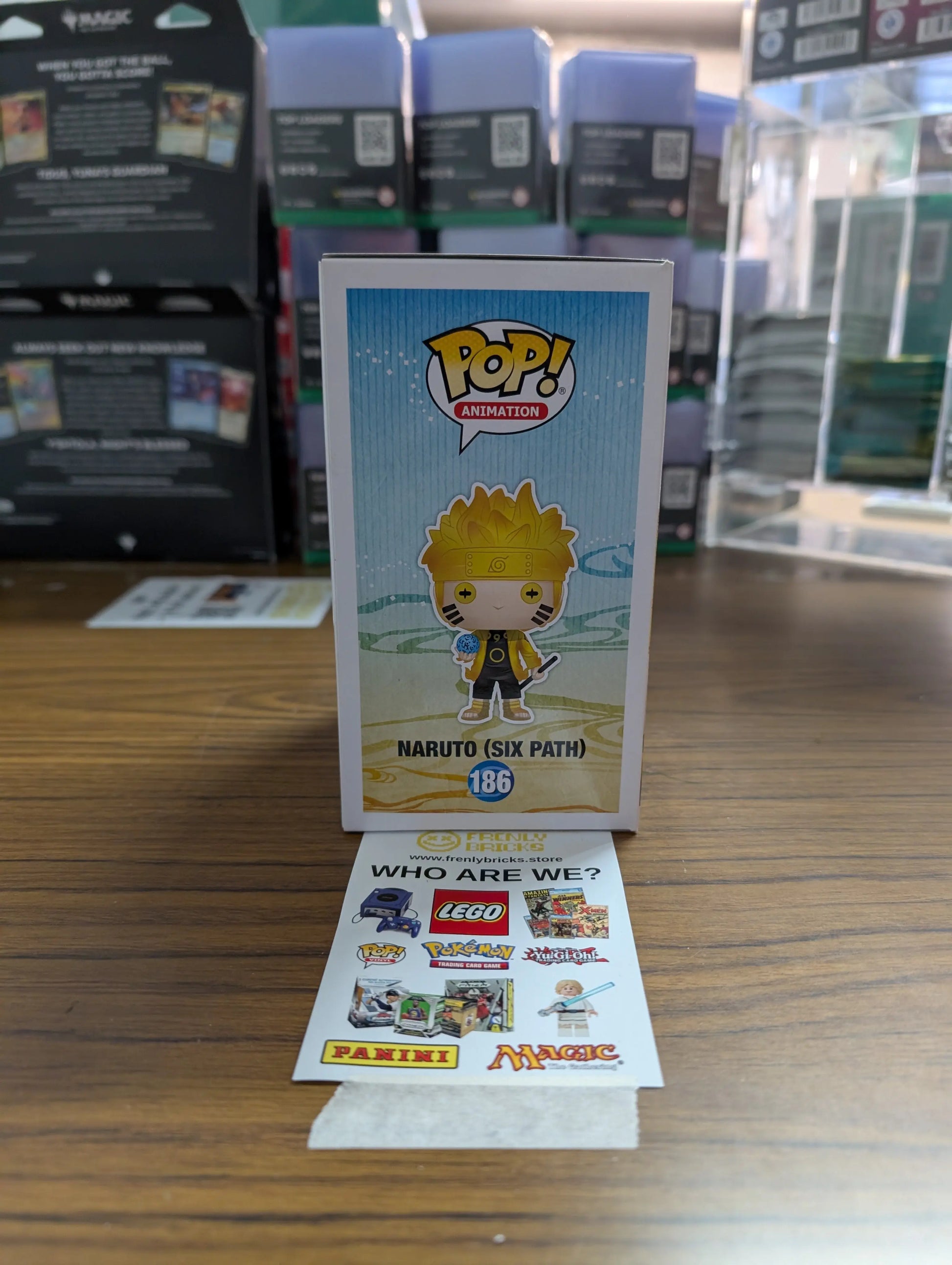 FUNKO Pop Vinyl Naruto (Six Path) #186 FRENLY BRICKS - Open 7 Days