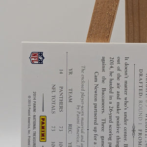 2014 National Treasures Kelvin Benjamin Rookie Patch Auto 5/5 Gloves NFL FRENLY BRICKS - Open 7 Days