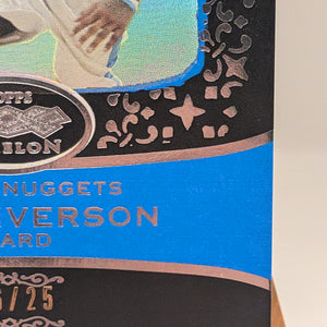 2007-08 Topps Allen Iverson Echelon Blue /25 FRENLY BRICKS - Open 7 Days